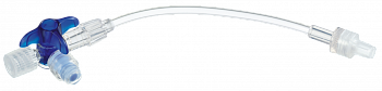 Кран 3-ходовой Дискофикс С с Сэйффлоу 360° синий линия 75 см купить в Владикавказе