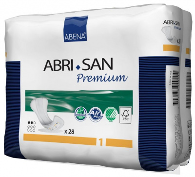 Урологические прокладки Abri-San Premium 1, 200 мл купить оптом в Владикавказе
